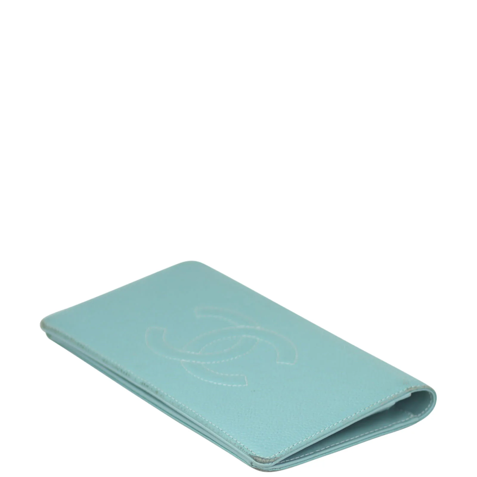 Chanel Timeless Bifold Wallet | Pale Teale - Image 6