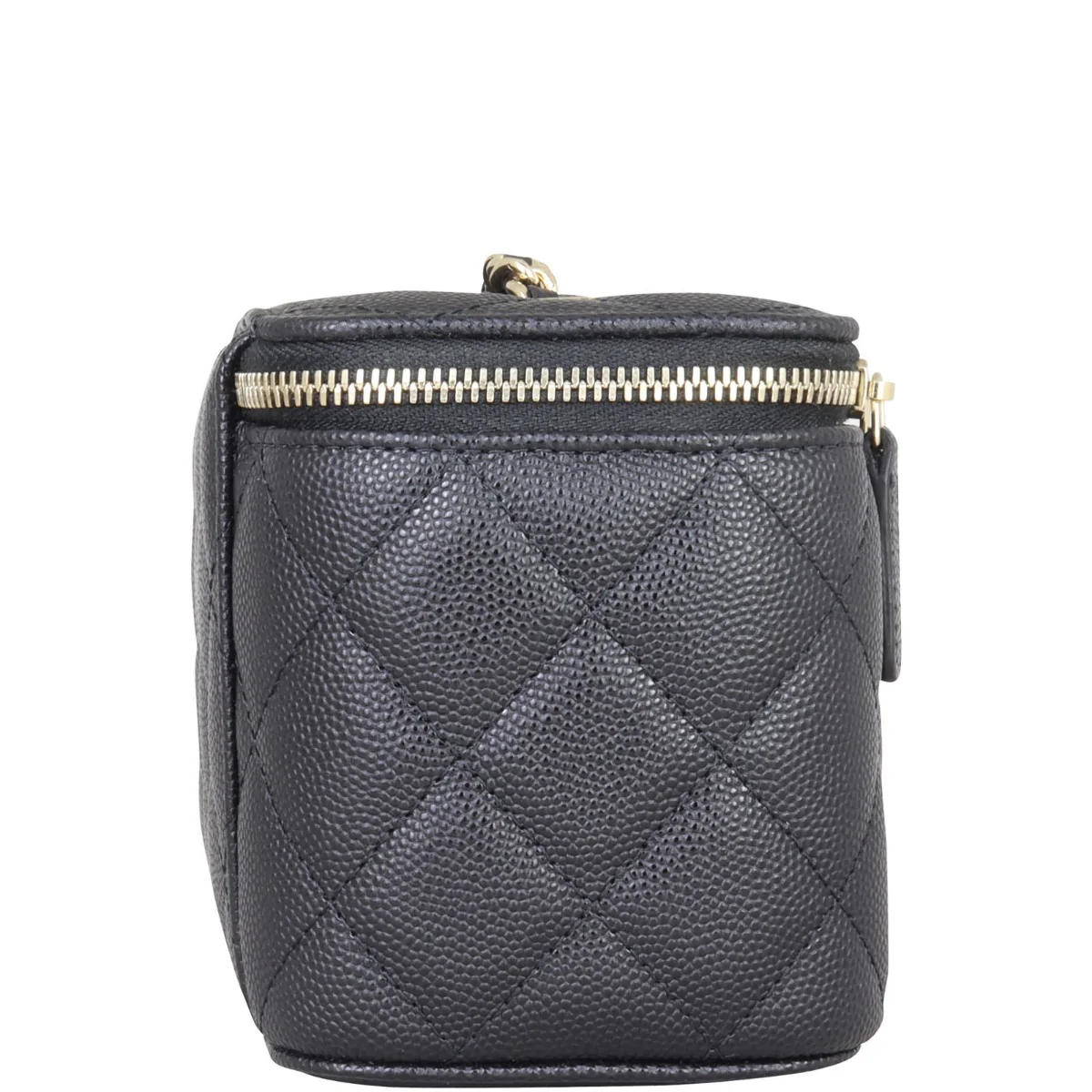 Chanel Vanity Case with Chain | Gold Hardware - Image 5