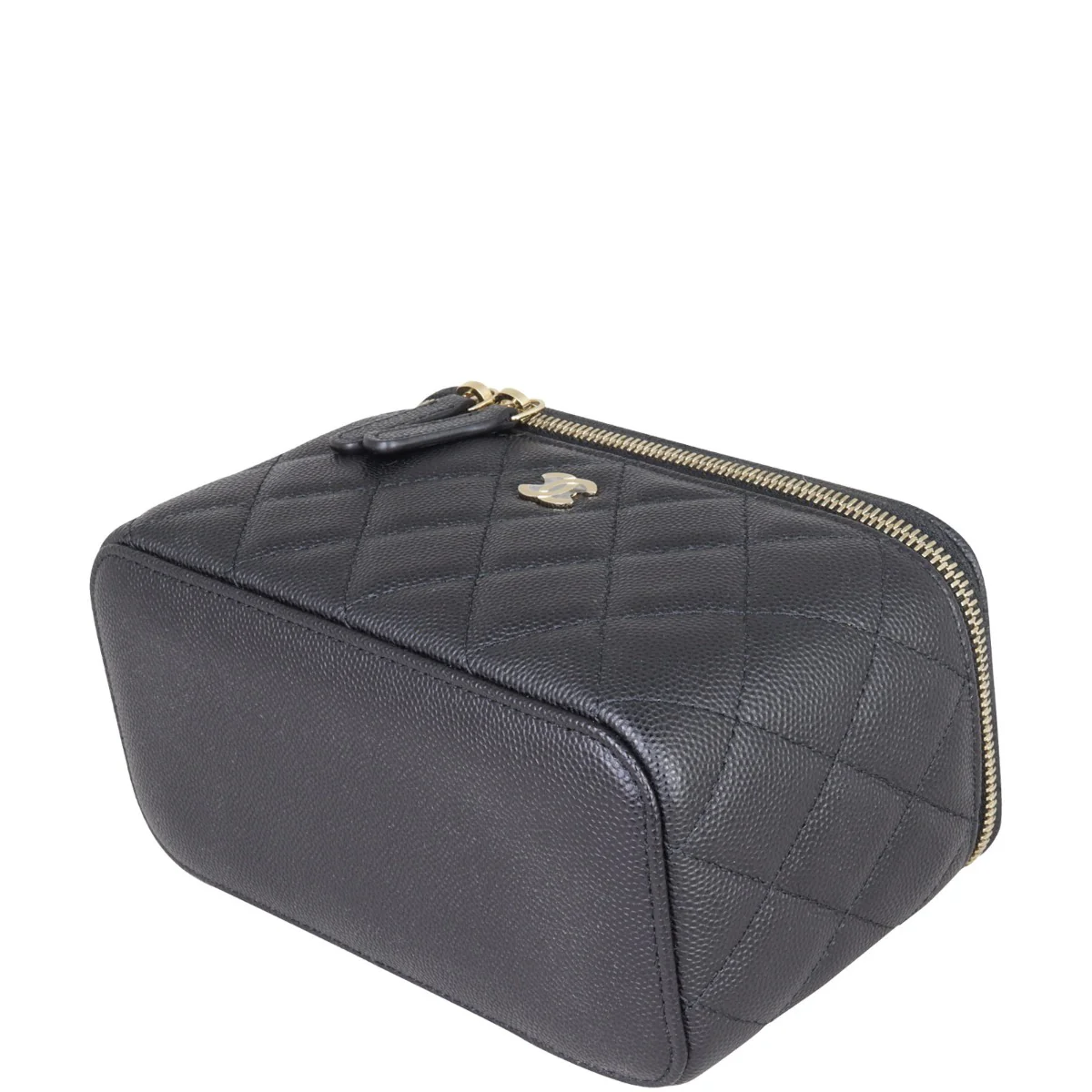 Chanel Vanity Case with Chain | Gold Hardware - Image 7