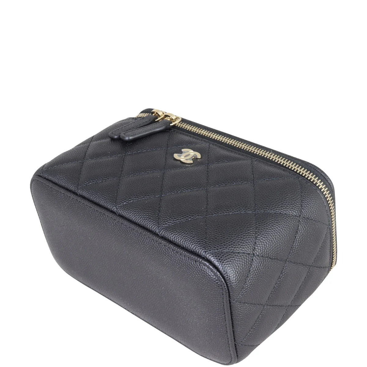 Chanel Vanity Case with Chain | Gold Hardware - Image 8