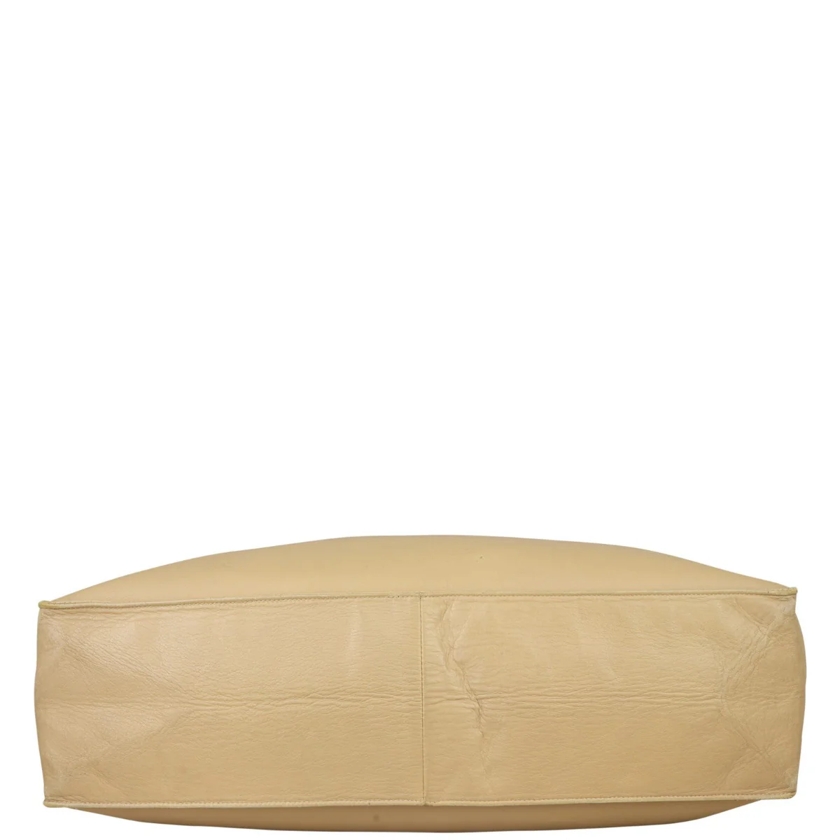 Chanel Vintage CC Jumbo XL Chain Shoulder Bag | Beige - Image 5