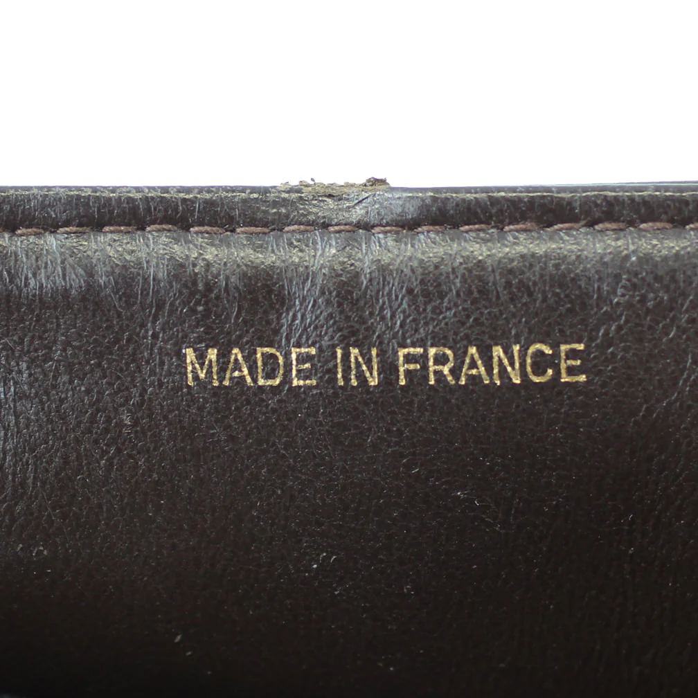 Chanel Vintage Classic Double Flap Small | Brown 1 Series - Image 8