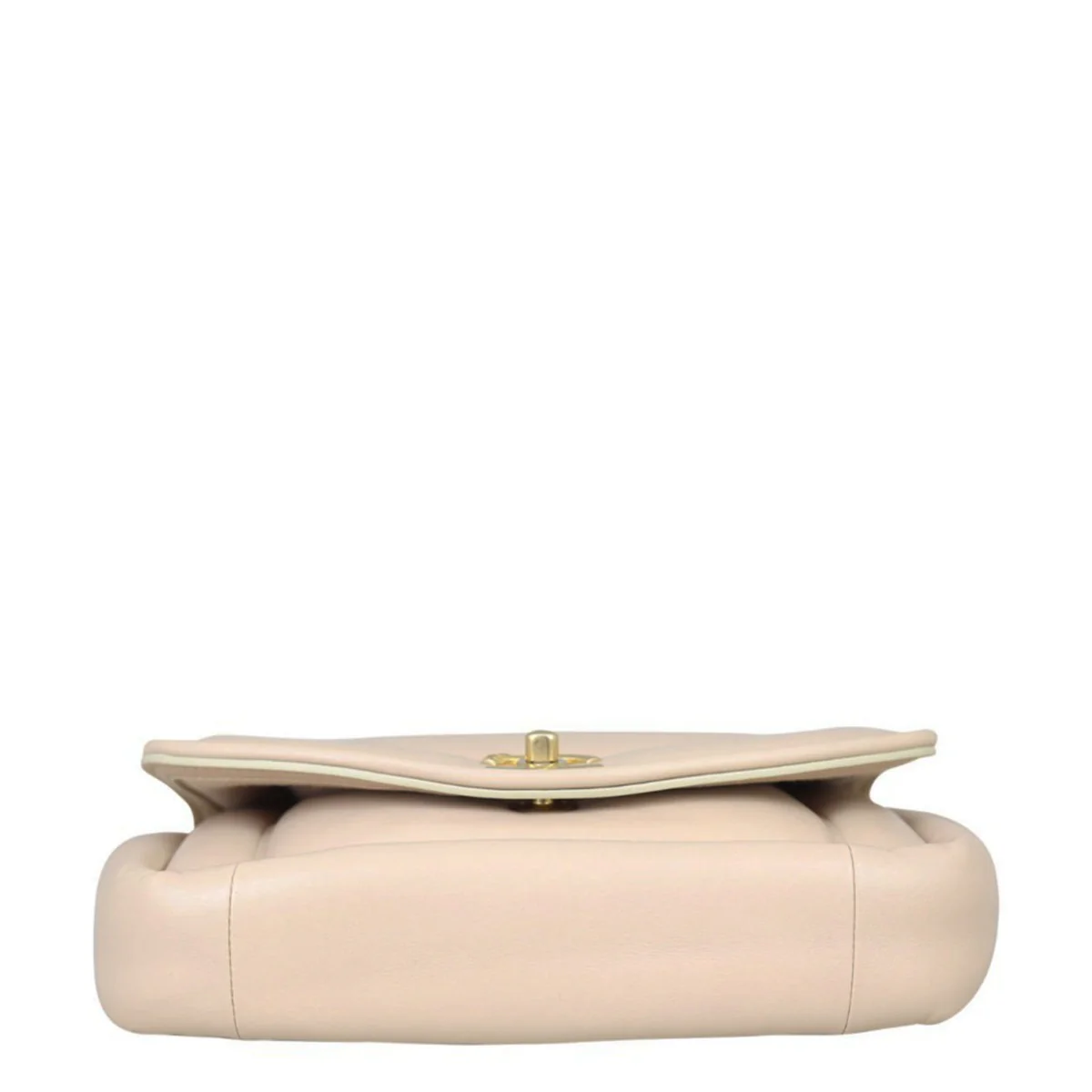 Chanel Vintage Puffy Flap Bag Medium | Beige - Image 6