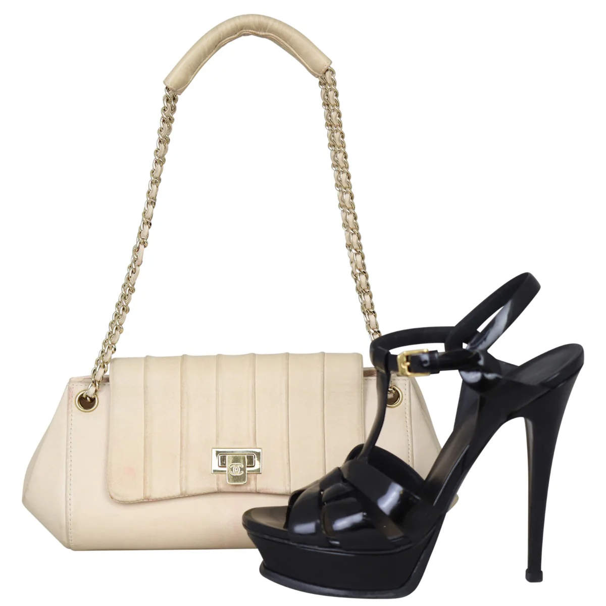 Chanel Vintage Vertical Quilt Flap Bag - Image 15