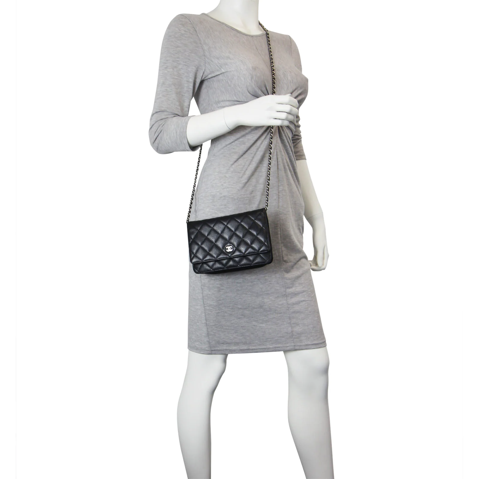 Chanel Wallet on Chain Caviar - Image 9