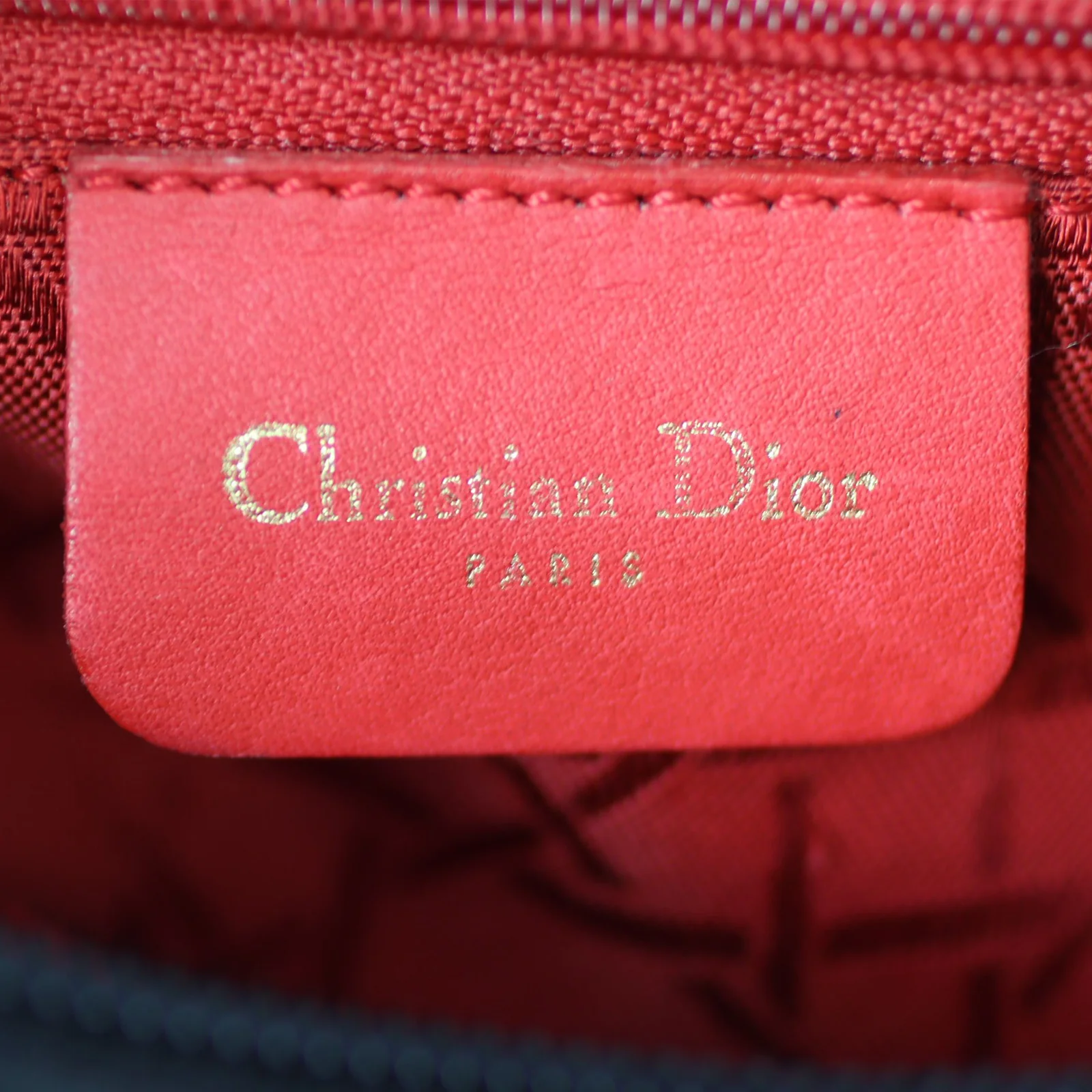 Dior Lady Dior Cannage Quilted Canvas Medium Bag - Image 8