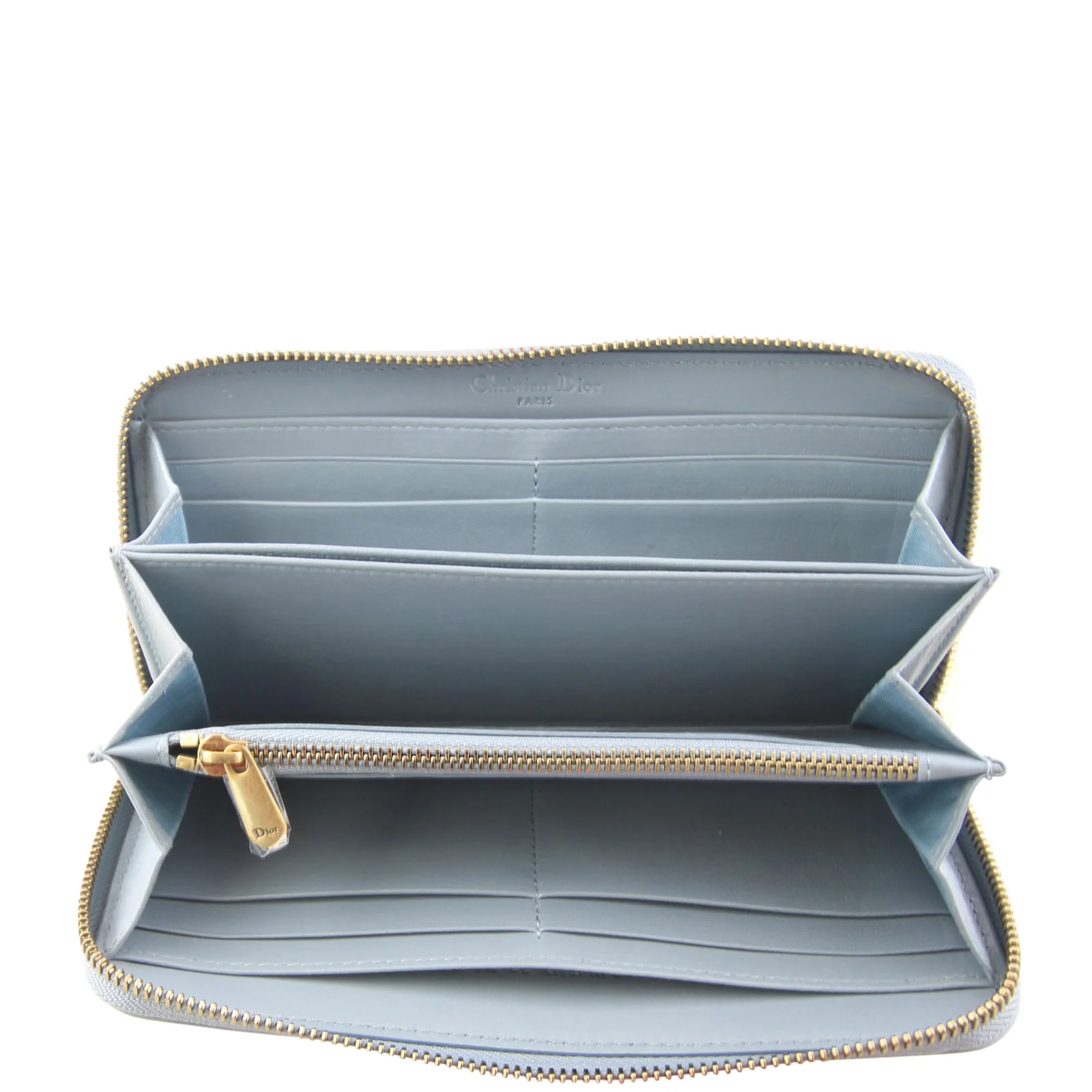 Dior Lady Dior Studded Zip Around Wallet - Image 10