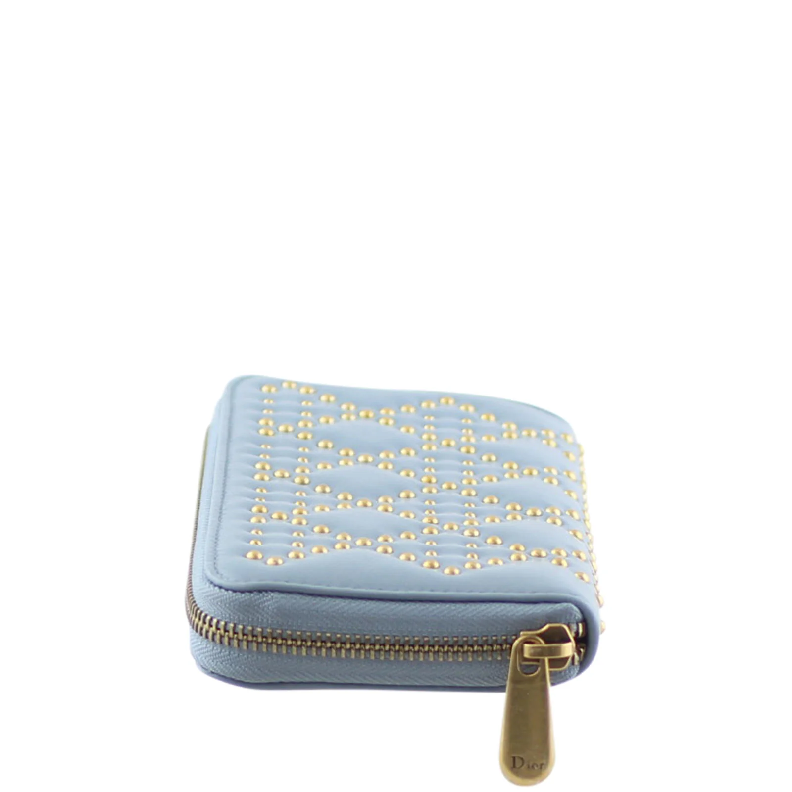 Dior Lady Dior Studded Zip Around Wallet - Image 4