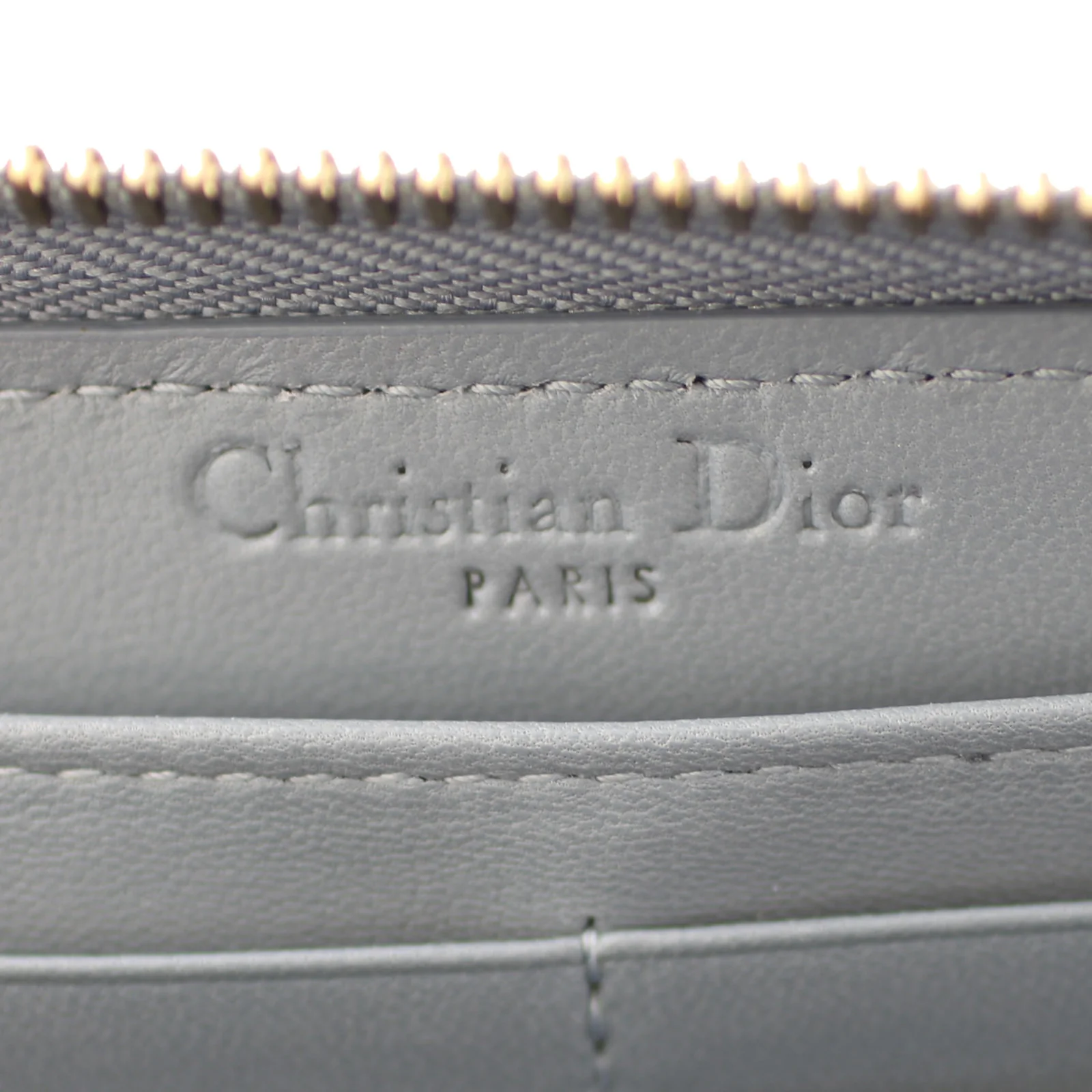 Dior Lady Dior Studded Zip Around Wallet - Image 8