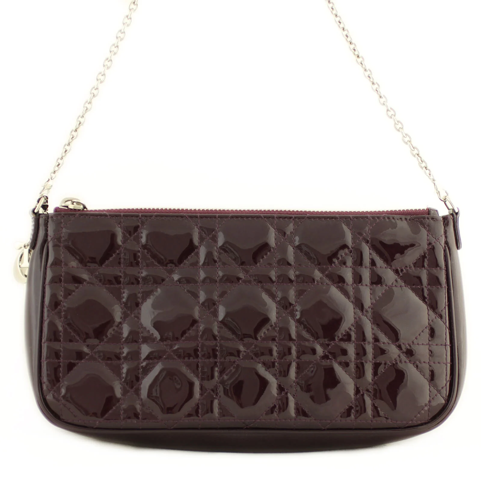 Dior Patent Cannage Lady Dior Clutch - Image 3