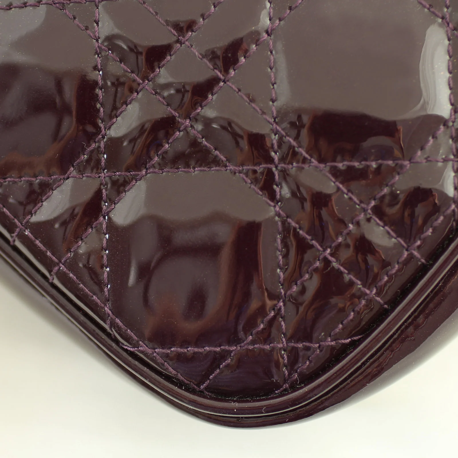 Dior Patent Cannage Lady Dior Clutch - Image 4