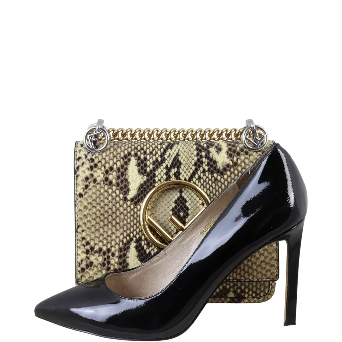 Fendi Kan I Crossbody Small Python - Image 12