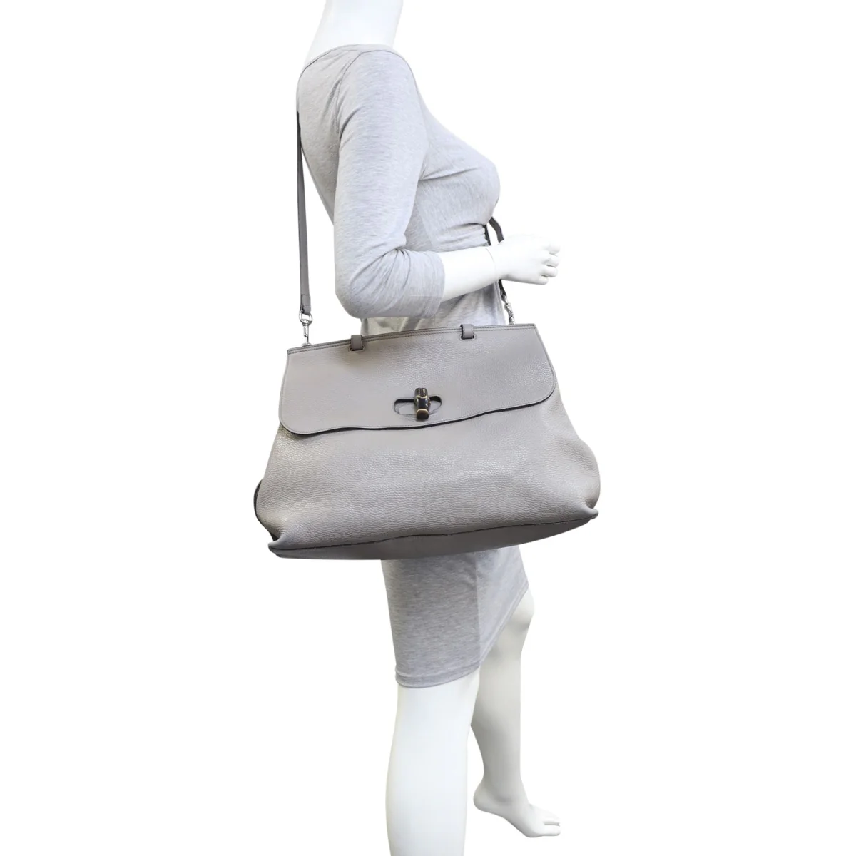 Gucci Daily Bamboo Large Tote - Image 15