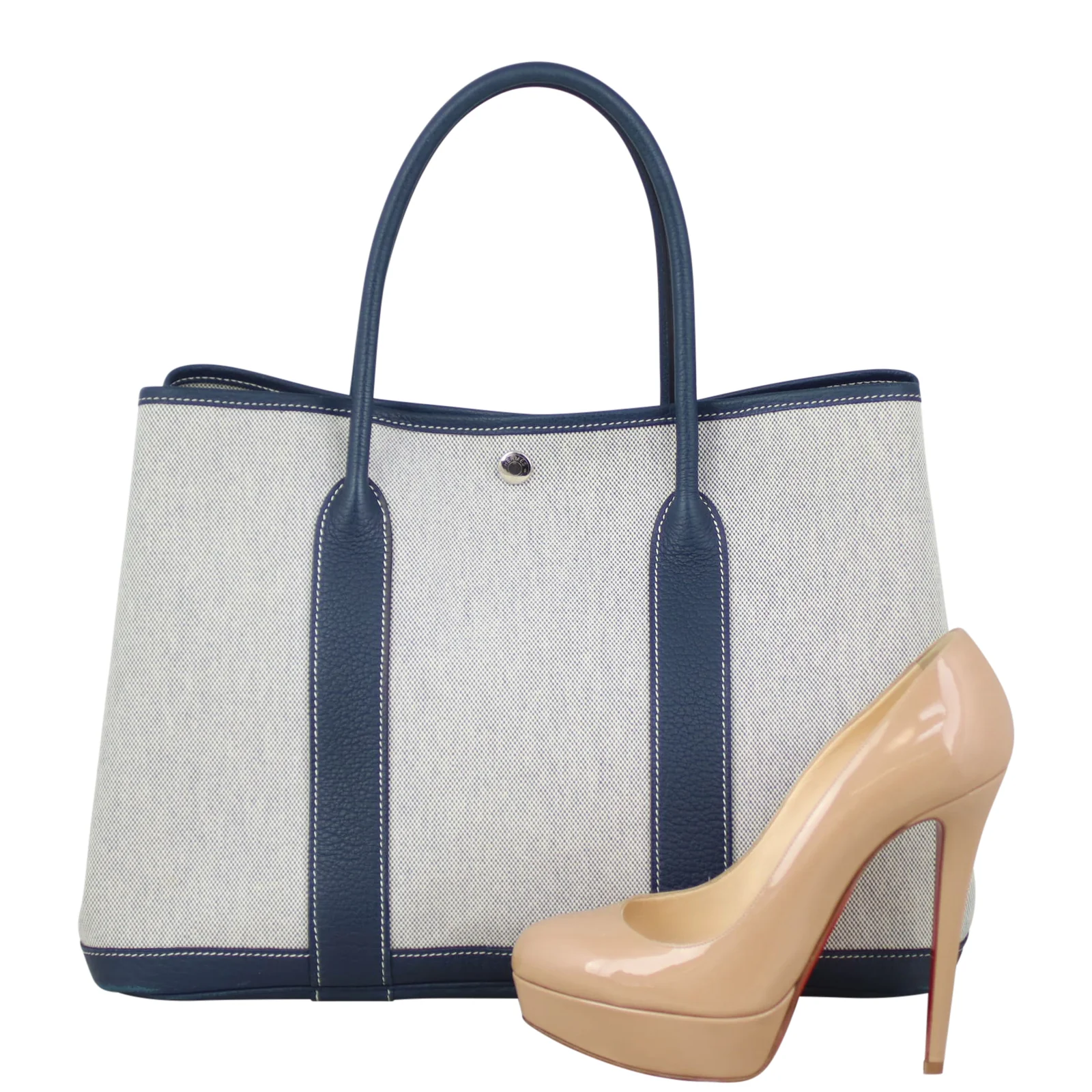 Hermes Garden Party 36 Toile Military - Image 12