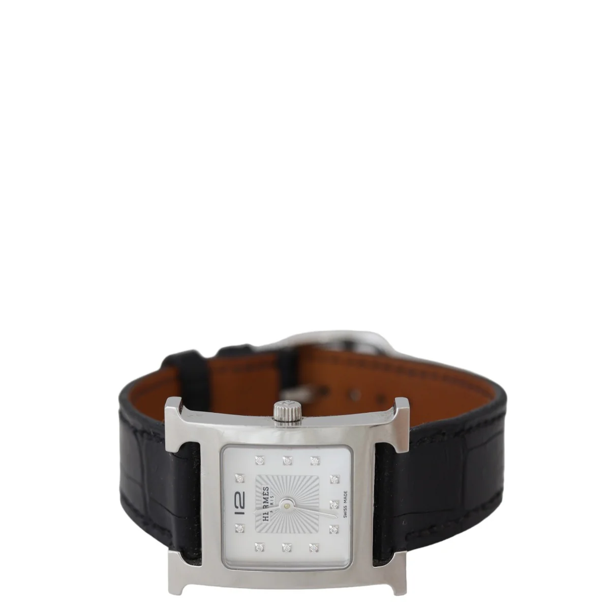 Hermes Heure H Mini Watch Diamonds - Image 3