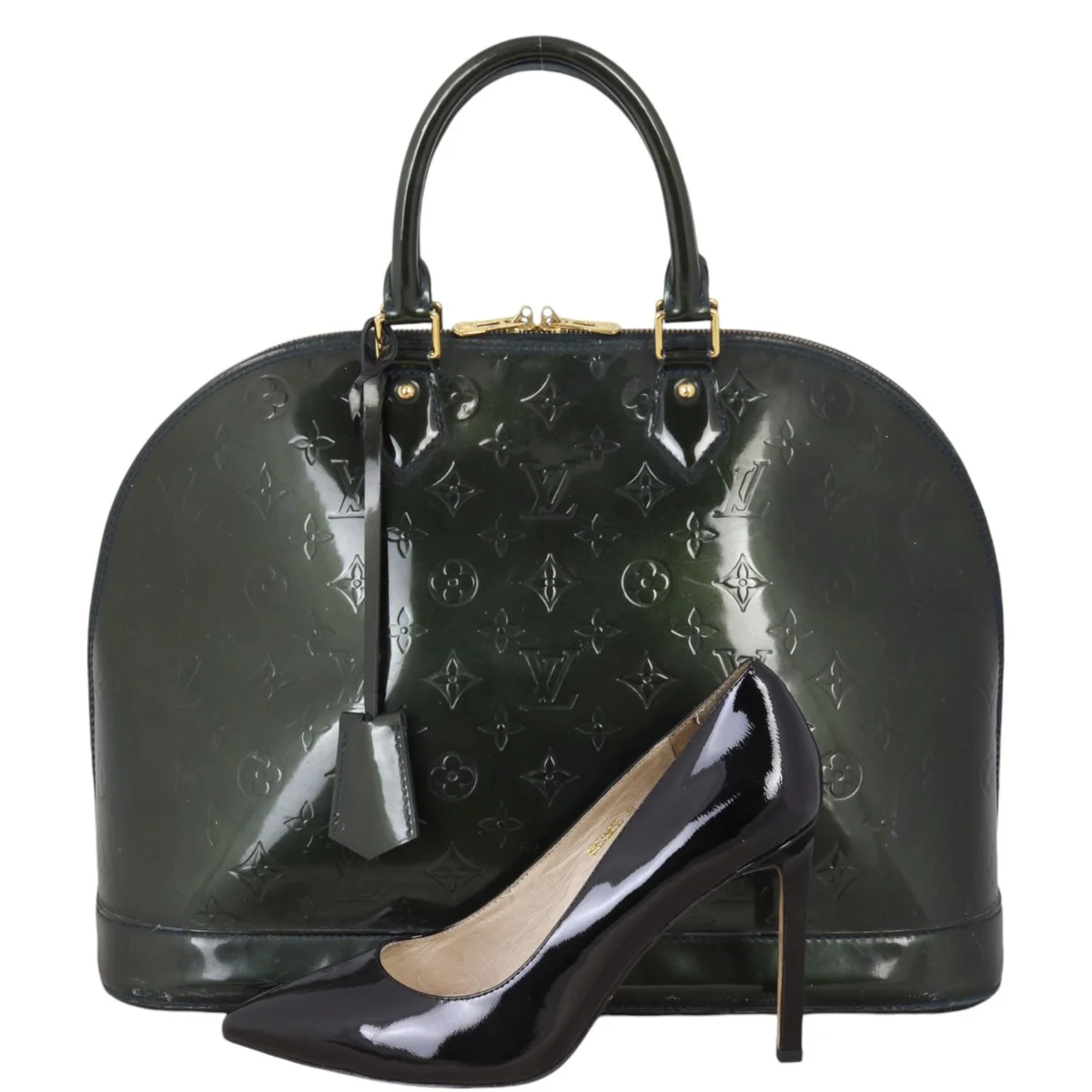 Louis Vuitton Alma GM Monogram Vernis - Image 11