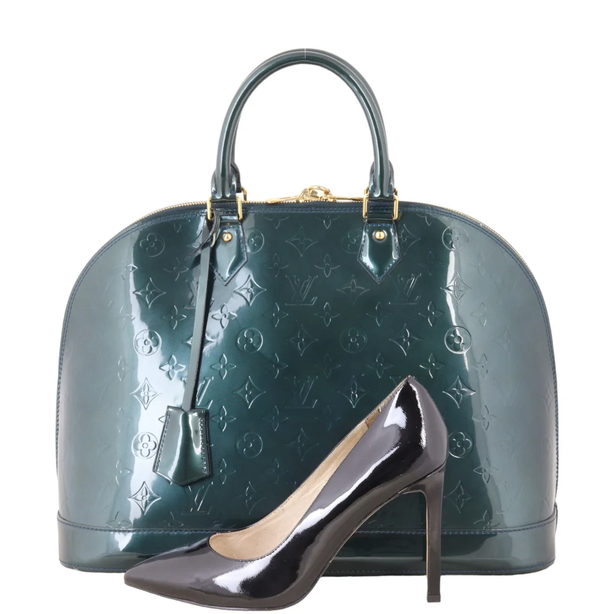 Louis Vuitton Alma GM Monogram Vernis - Image 11