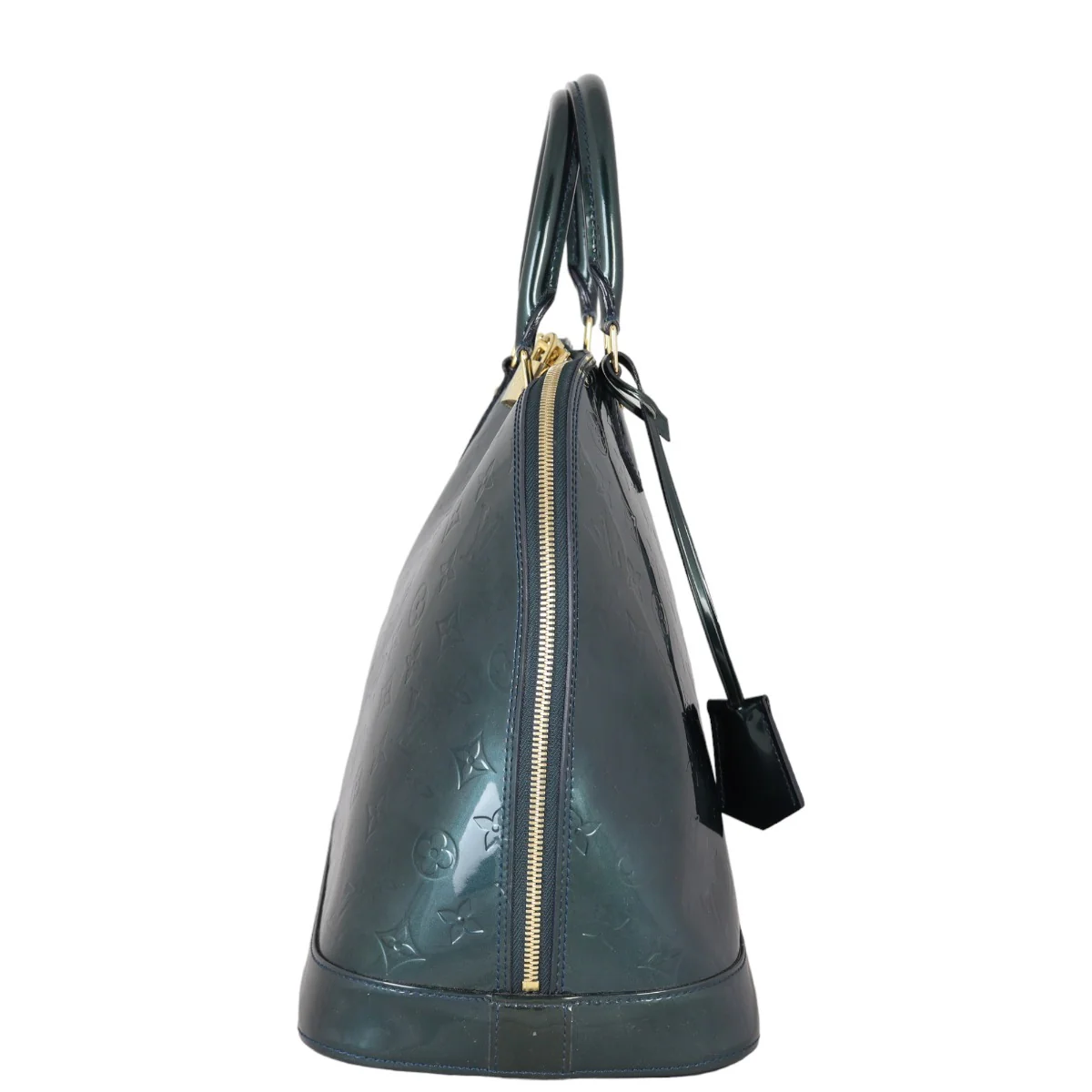 Louis Vuitton Alma GM Monogram Vernis | Bleu Nuit - Image 4