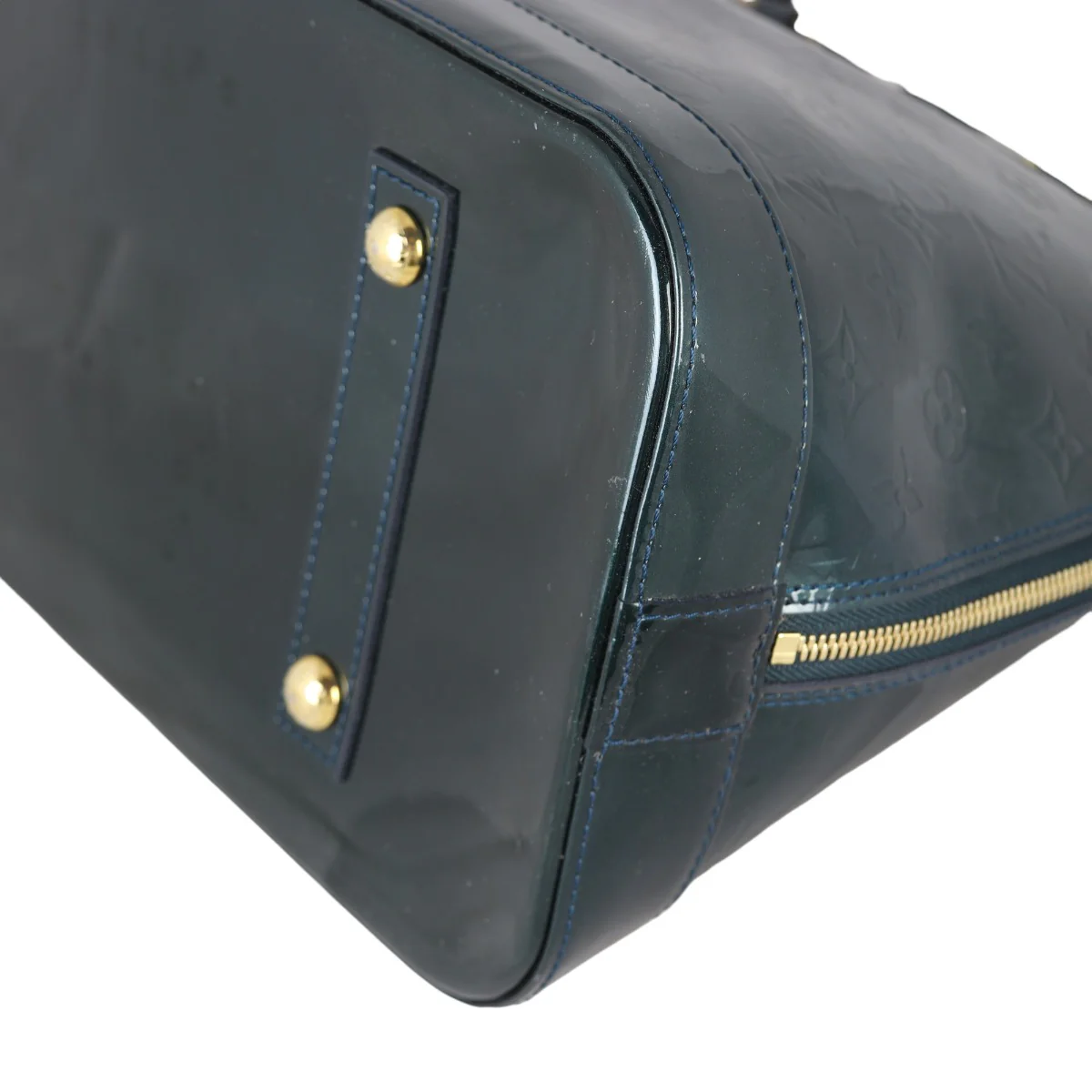 Louis Vuitton Alma GM Monogram Vernis | Bleu Nuit - Image 7