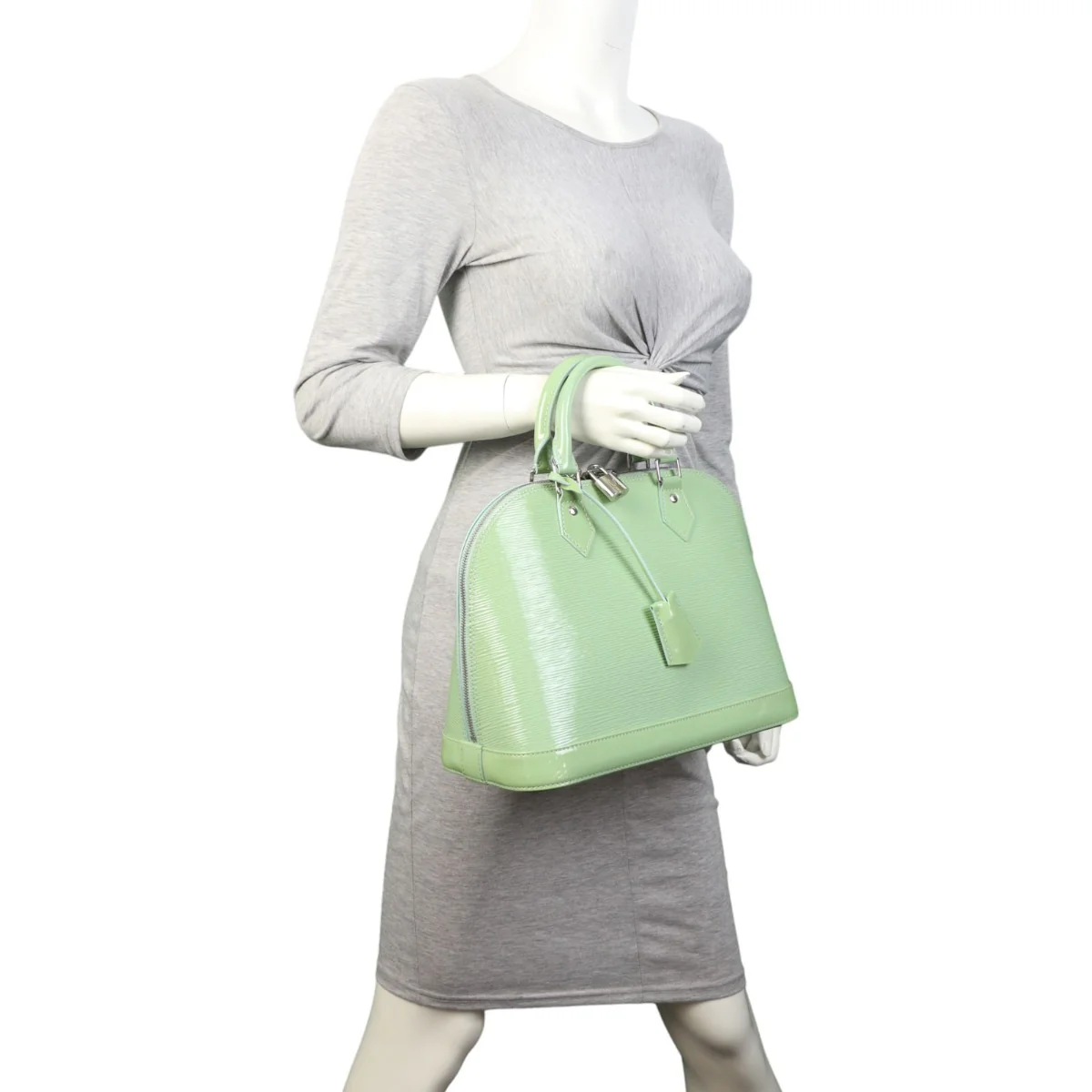 Louis Vuitton Alma PM Epi Electric | Pastel Pistachio Green - Image 10