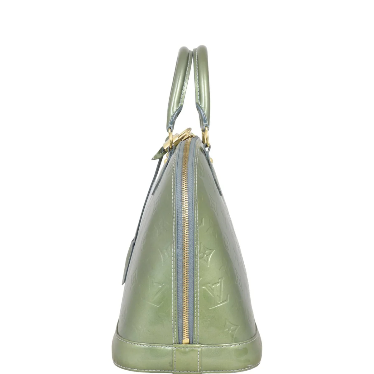 Louis Vuitton Alma PM Monogram Vernis | Vert Bronze - Image 3