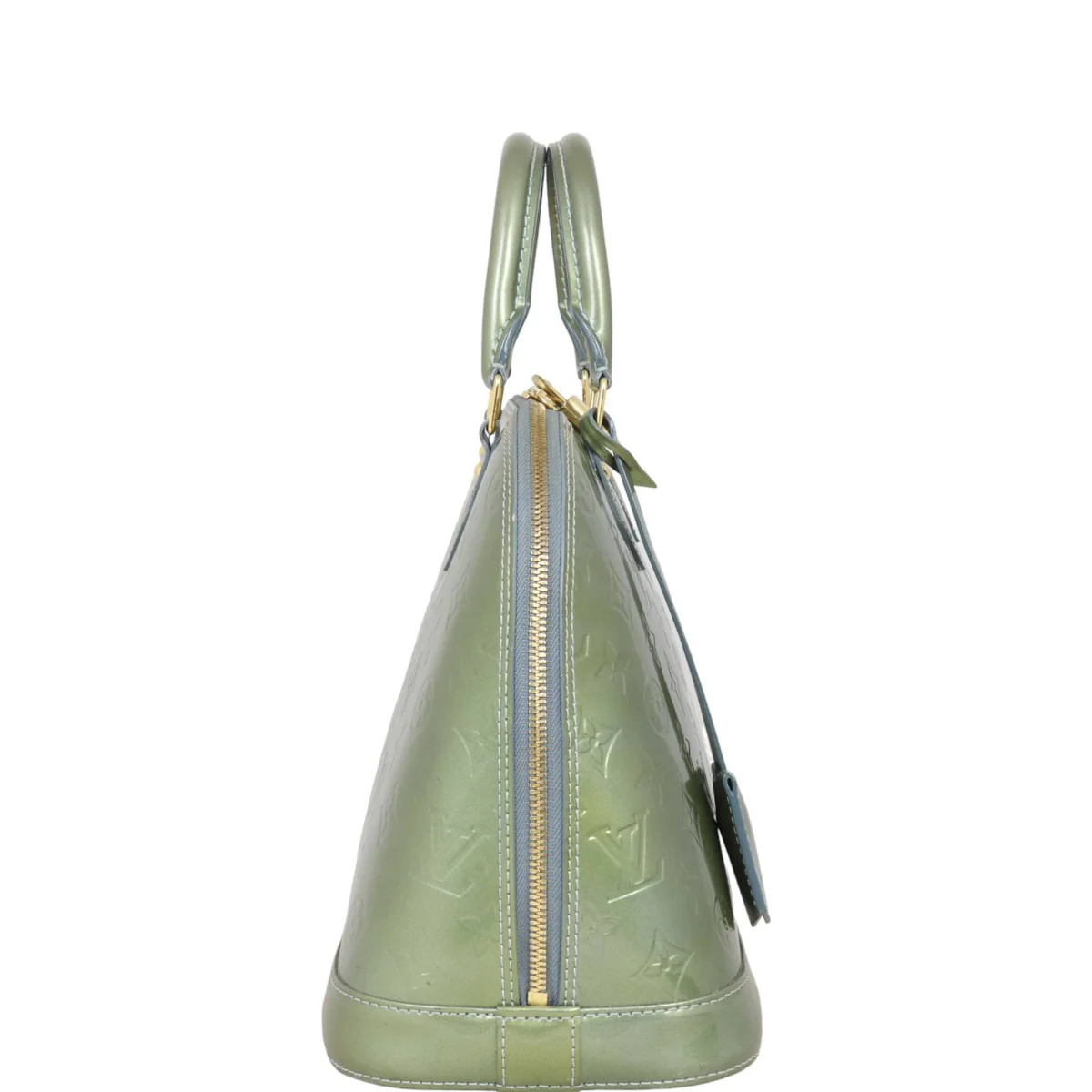 Louis Vuitton Alma PM Monogram Vernis | Vert Bronze - Image 4