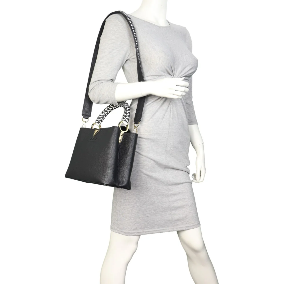 Louis Vuitton Capucines PM Braided Handle - Image 11