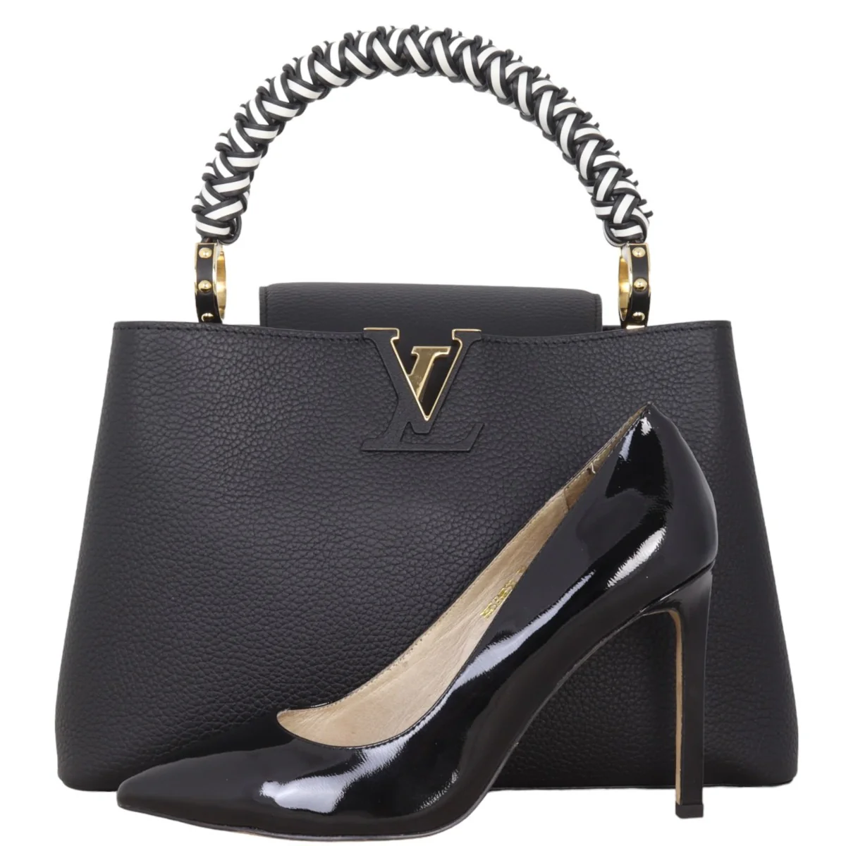 Louis Vuitton Capucines PM Braided Handle - Image 12