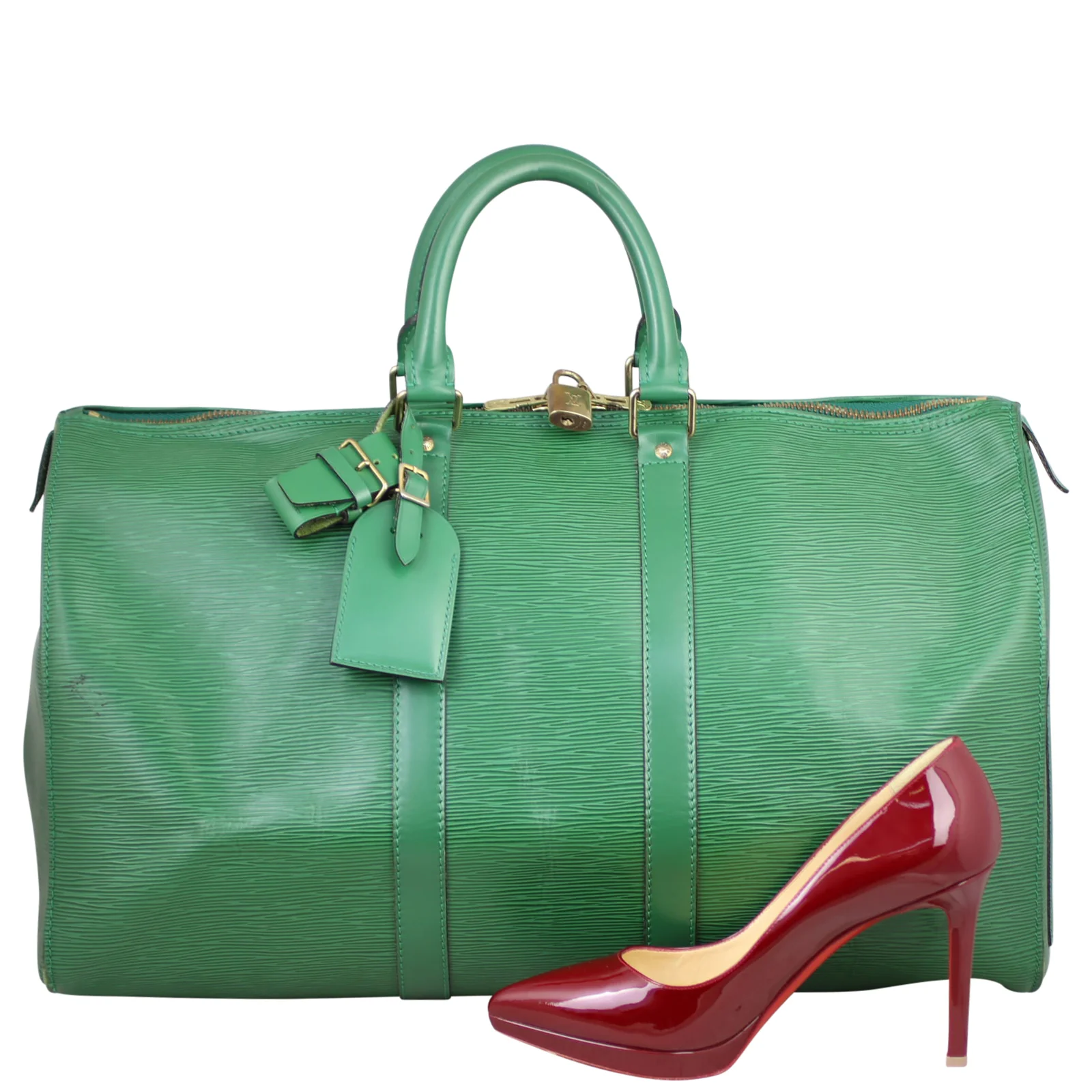 Louis Vuitton Keepall 45 Epi - Image 12