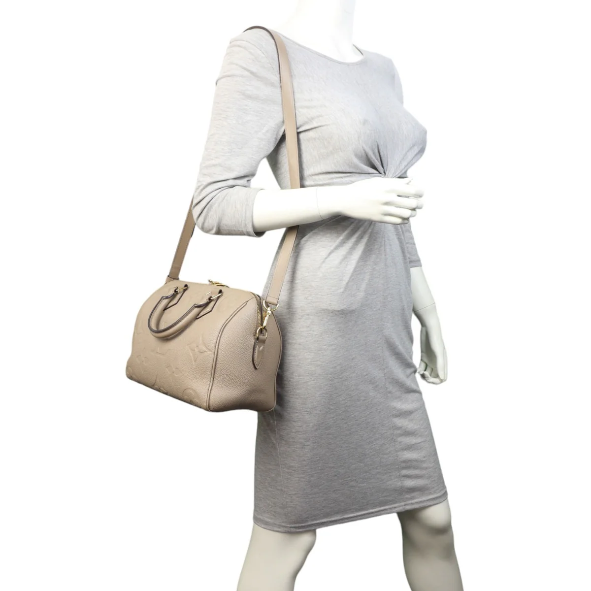 Louis Vuitton Speedy 25 Bandouliere Monogram Empreinte Giant - Image 12