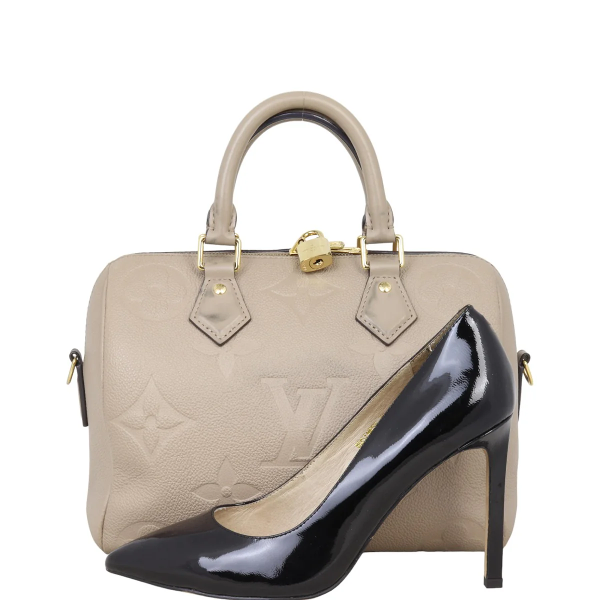 Louis Vuitton Speedy 25 Bandouliere Monogram Empreinte Giant - Image 13