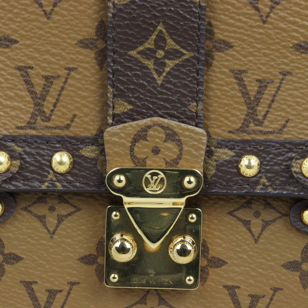 Louis Vuitton Vertical Trunk Pochette Monogram Reverse - Image 8
