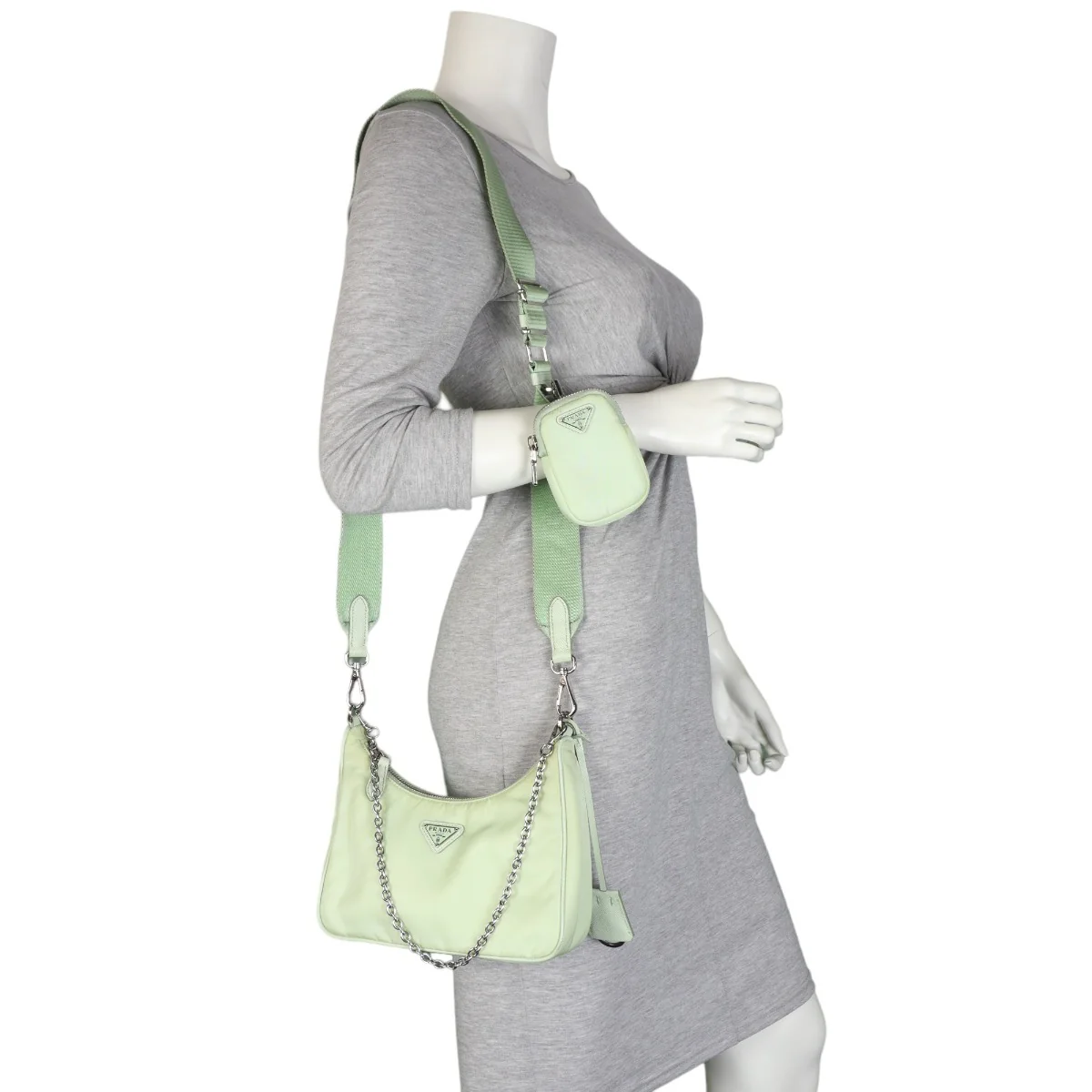 Prada Re-Edition 2005 Tessuto Shoulder Bag - Image 14