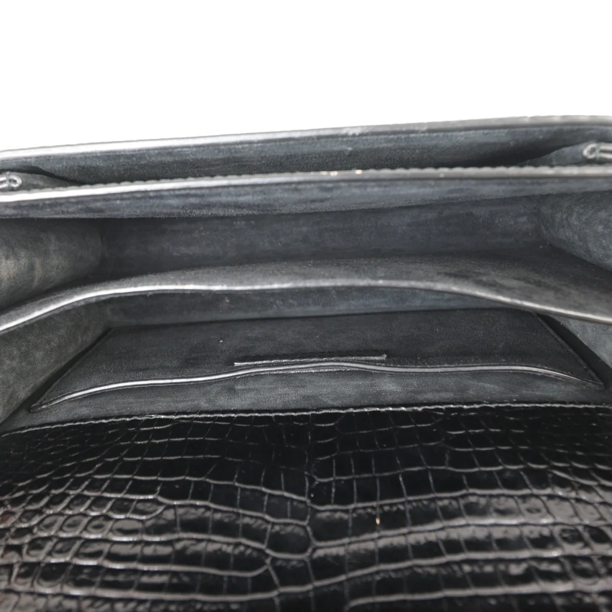 Saint Laurent Sunset Medium Croc-Embossed - Image 12