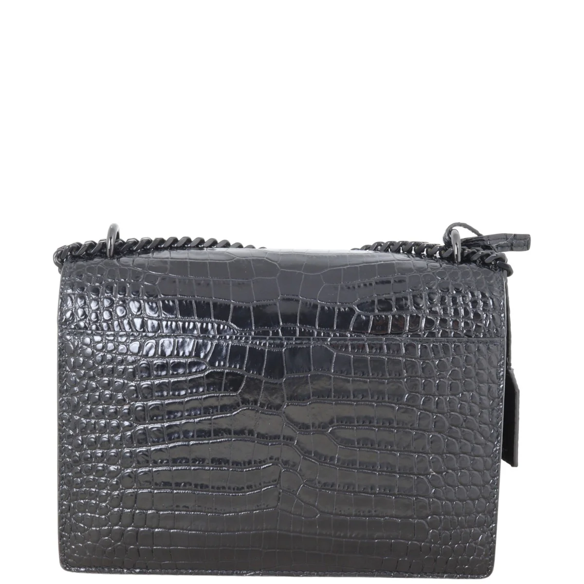 Saint Laurent Sunset Medium Croc-Embossed - Image 3