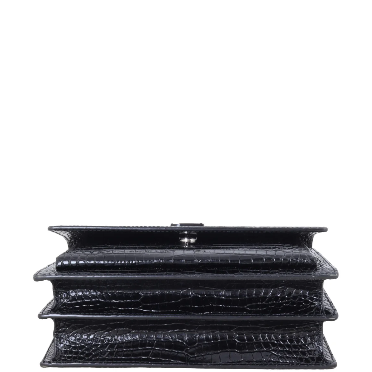 Saint Laurent Sunset Medium Croc-Embossed - Image 6