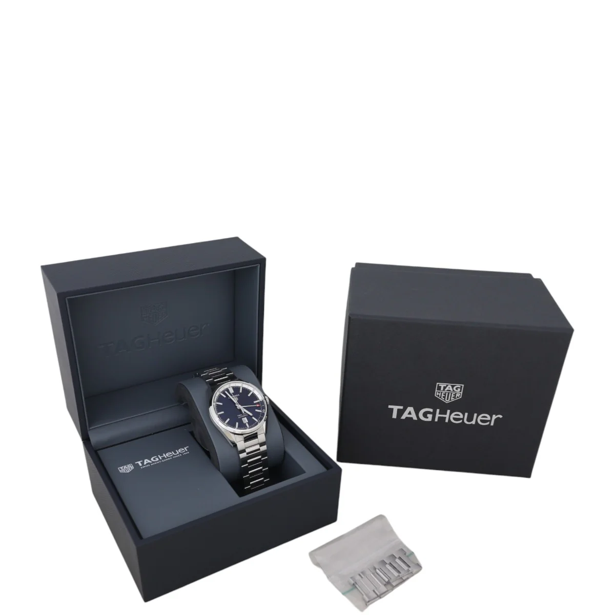 TAG Heuer Carrera Calibre 7 Twin-Time 41mm Watch - Image 7