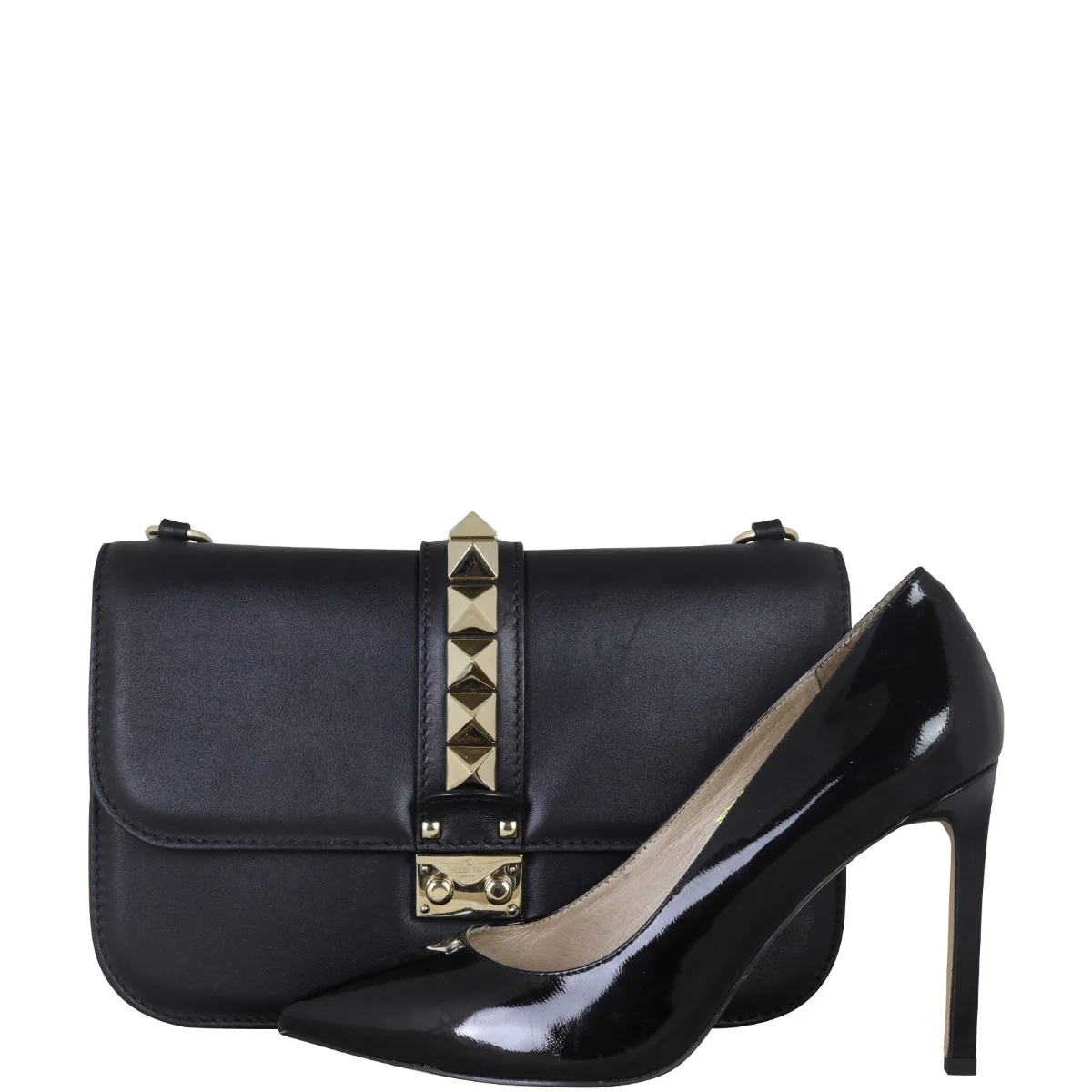 Valentino Glam Lock Medium Shoulder Bag - Image 14