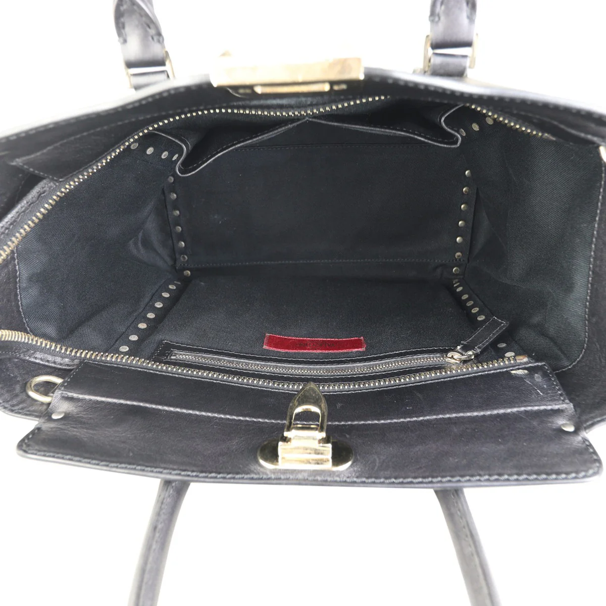 Valentino Rockstud Pagoda Tote - Image 11